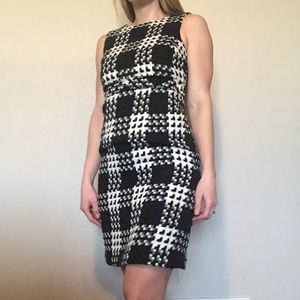 Merona black and white dress